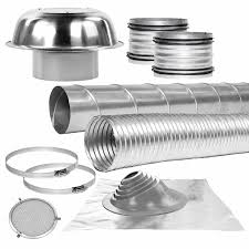 Sirius 200mm Ducting Kit for Extraction through a Tiled Roof ...