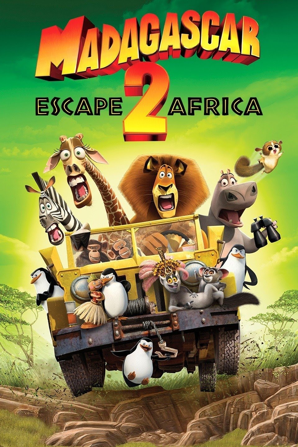 Download Madagascar: Escape 2 Africa (2008) {Hindi-English} 480p | 720p ...