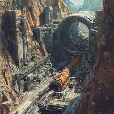 Urban landscape featuring underground waste storage and automated retrieval systems | Premium AI-generated image