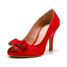 Uk: Red - Court ShoesWomen s Shoes: Shoes Bags