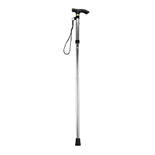 1 Pc Folding Walking Stick, Adjustable Aluminum Metal ...