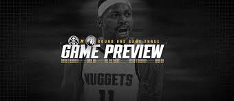 Nuggets play Timberwolves on the road for Game 3
