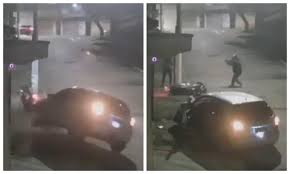 VÍDEO: vítima de assalto atropela suspeito de moto e é baleada no Capão Redondo, na Zona Sul de SP
