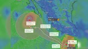 Vigilan en Jalisco a la Tormenta Tropical Rachel; podría ser huracán el martes