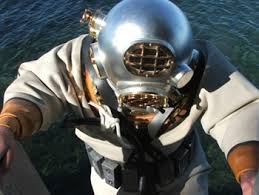 Image result for deep sea diving helmet