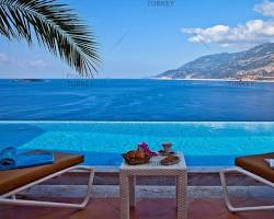 Image of luxurious beachfront villa on the Turquoise Coast, Turkey