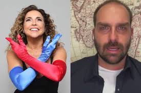Daniela Mercury cobra STF para destravar processo contra Eduardo Bolsonaro