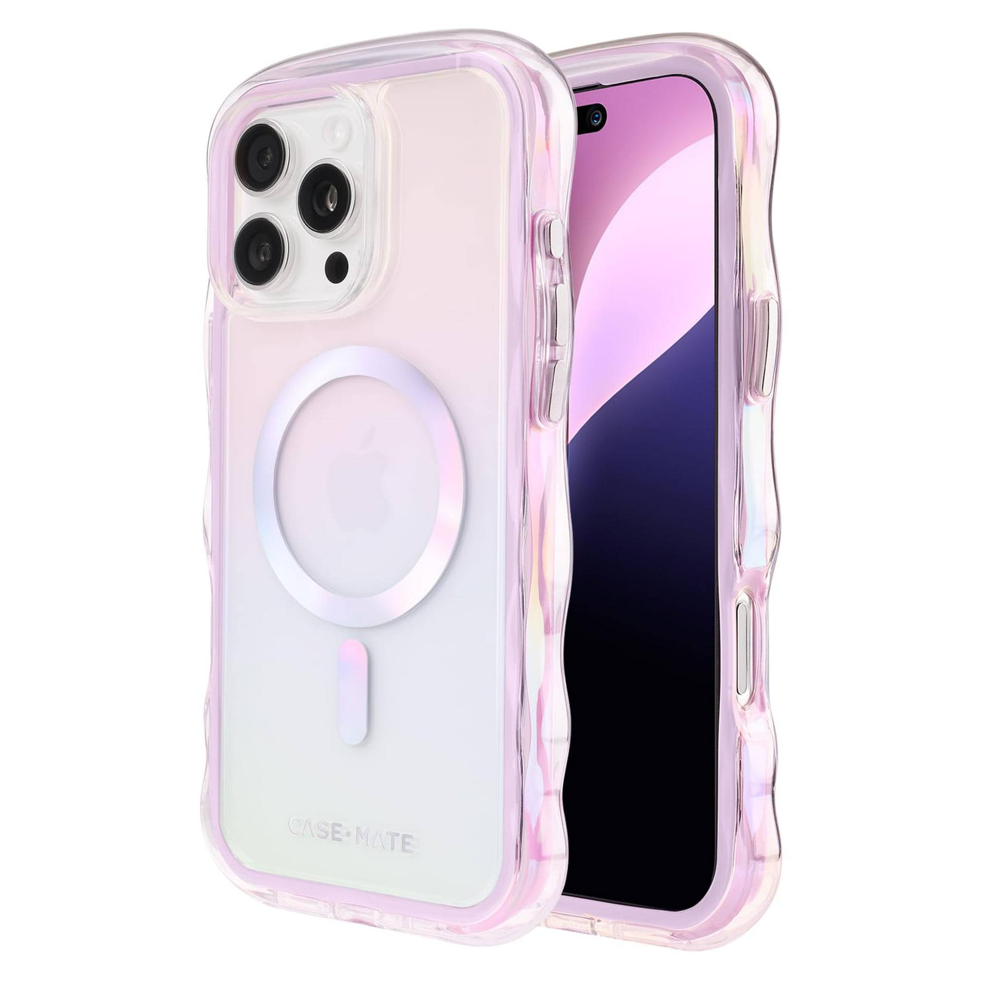 Case-Mate Soap Bubble Wave MagSafe for iPhone 16 Pro Max 12ft Drop Protection