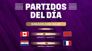 Partidos del Mundial 2026 por radio - Octavos de Final Sábado 4 de julio