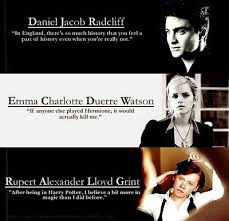 Daniel Radcliffe, Emma Watson, Rupert Grint | Harry! | Pinterest ... via Relatably.com