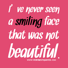 I&#39;ve never seen a smiling face - Inspirational Quotes about Life ... via Relatably.com