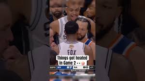 Watch: Fox & Brunson get into it