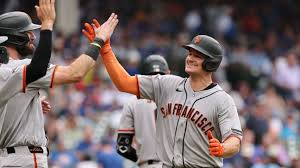 Giants' Chapman hits grand slam, totals eight RBIs in rout of Cubs
