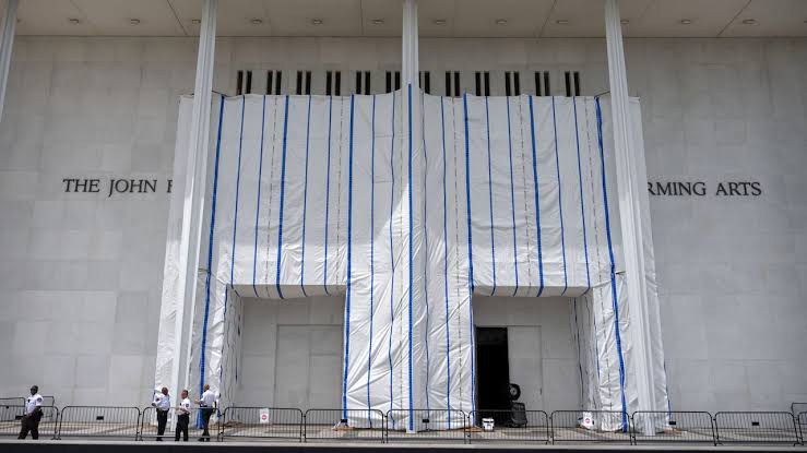 Kennedy Center board votes to close main building for renovation and add 'Restored and Renovated by President Donald J Trump' inscription, defying court order