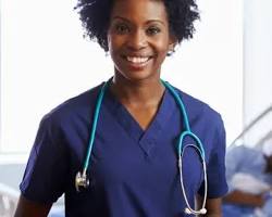 nurse working in a hospital