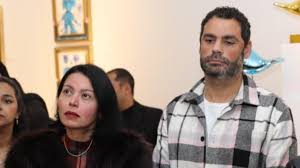 ممسكة بيده.. لقاء الخميسي وعبدالمنصف في أحدث ظهور بعد أزمة زواجه