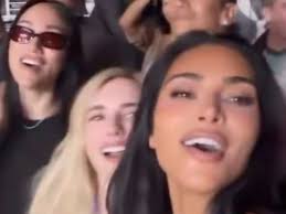 Kim Kardashian, Emma Roberts Attend Ariana Grande’s Eternal Sunshine Tour In Los Angeles