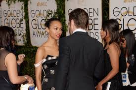 Chris <b>Pine Zoe</b> Saldana 71st Annual Golden Globe Awards - Arrivals - Chris%2BPine%2BZoe%2BSaldana%2BxQbRFkJAs95m