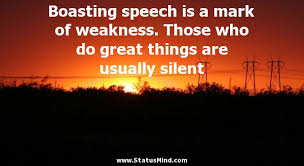 Boasting Quotes. QuotesGram via Relatably.com