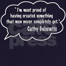 Cathy Guisewite Quote Apron (dark) by thecartoonistsaid via Relatably.com