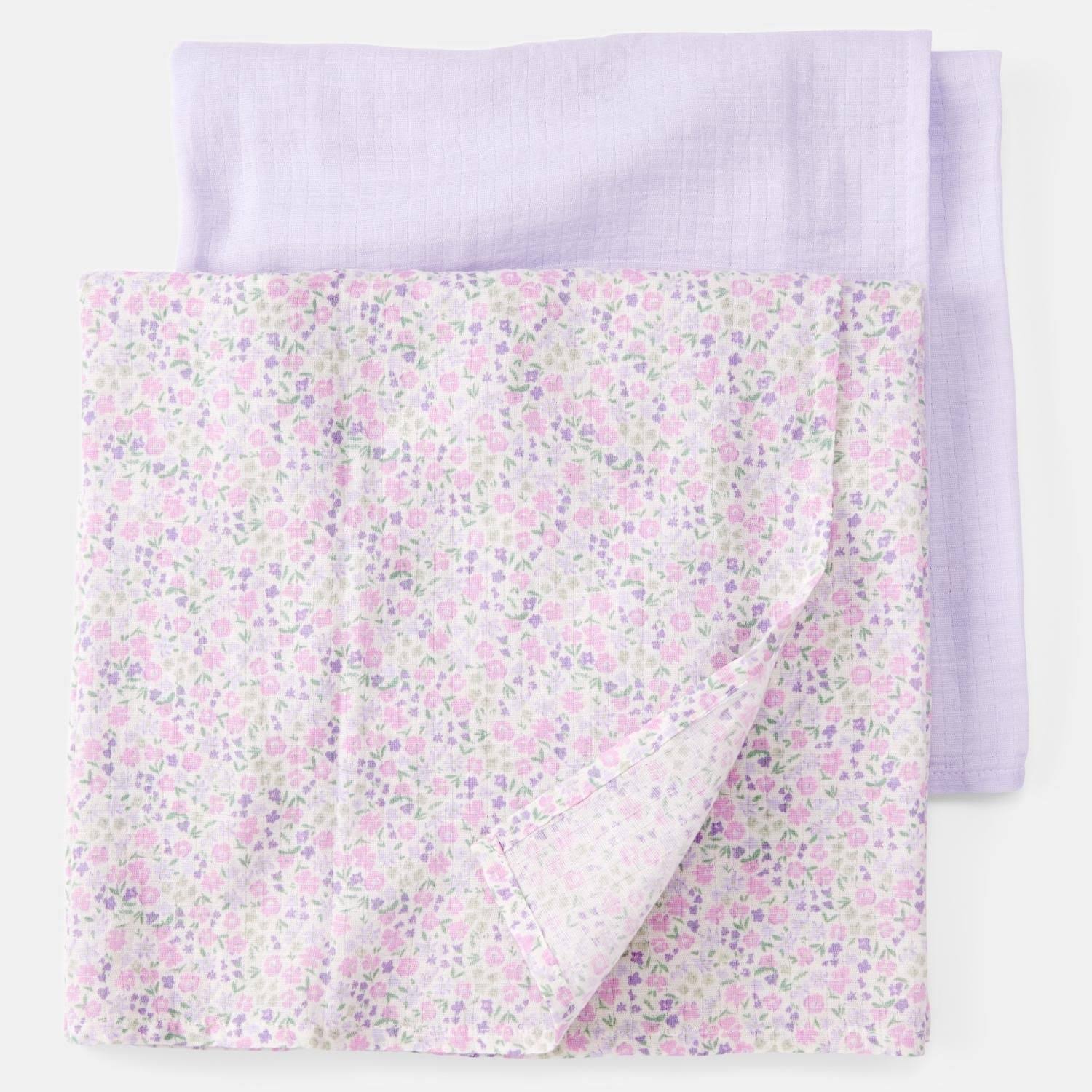 Carter's 2-pack muslin swaddle blankets One