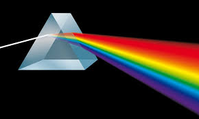 Image result for picture of a triangle with white light coming out of it