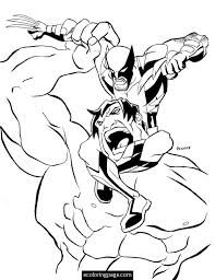 Image result for coloring pages wolverine