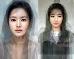 Cô gái sở hữu gương mặt hoàn hảo của Hàn Quốc do cư dân mạng xứ kim chi xây dựng (ảnh phải) có nhiều nét đẹp của nữ diễn viên Kim Tae Hee. - kim1701ef4d0
