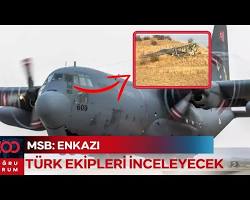 tsk c130 kargo uçağı enkaz görüntüleri resmi