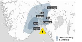 Farevarsel om mye lyn på Østlandet