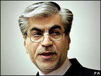 Mohammad Hossein Adeli. Mr Adeli was replaced as London envoy after just a year in the job - _40973240_pa_adeli203