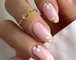 Image of Floral Nails nail art design