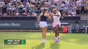Serena Williams competing at the Berlin Open