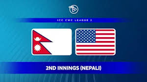 REPLAY: Nepal v USA (2nd Innings) (NEPALI) | ICC CWC League 2, 2023-27