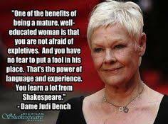 Judi Dench on Pinterest | Skyfall, Actresses and Look Younger via Relatably.com