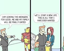 funny humor comic images with captions, AI로 생성