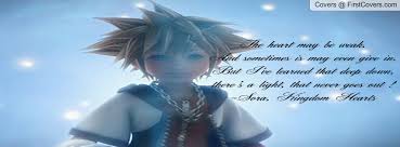 Sora, Kingdom Hearts Facebook Profile Cover #796452 via Relatably.com