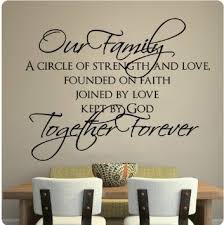 30&quot; Our Family Circle Of Strength And Love Founded On Faith Joined ... via Relatably.com