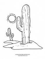 Résultat de recherche d'images pour "cactus coloring pages"