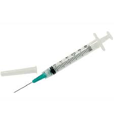 BD 18g x 1.5 inch Luer-lok Syringe 3 mL PrecisionGlide 100 ...