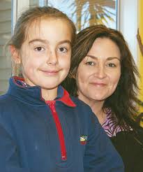 AMAZING RESULT: Elise Ballantyne, 9, with mum Lisa, was one of the first ... - 554422