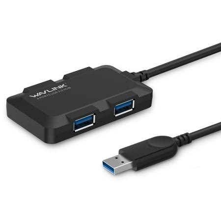 Wavlink 4-Port USB 3.0 Hub High Speed Data Transfer Rate up to 5Gbps