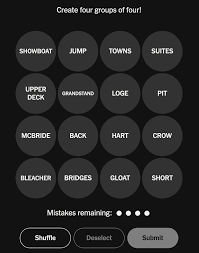 Connections Hints and Answers for May 19, 2025
