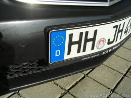 Bildergebnis für nummernschildhalter