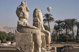 Two colossal statues of Amenhotep III unveiled at Luxor’s West Bank - Ancient Egypt - Antiquities