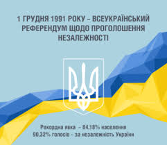 Результат пошуку зображень за запитом "1 грудня 1991 року в Україні відбувся Всеукраїнський референдум"