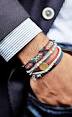 Mens friendship bracelets, necklaces, cufflinks, anklets and other