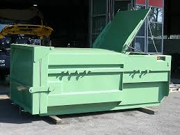 Conteneur de compression, interchangeable, pour déchets ...