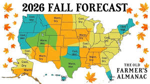 Old Farmer's Almanac Fall 2026 Forecast: South Jersey's Early Sweater Weather Revealed – Will Your Town Get a Chilly Surprise?