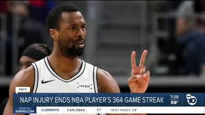 Fact or Fiction: NBA player misses first game in five years?